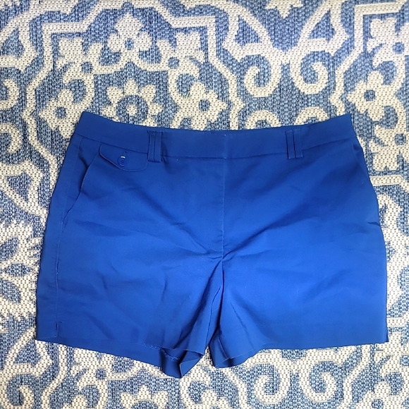 White House Black Market Pants - White House Black Market Blue 5" Shorts - Size 14